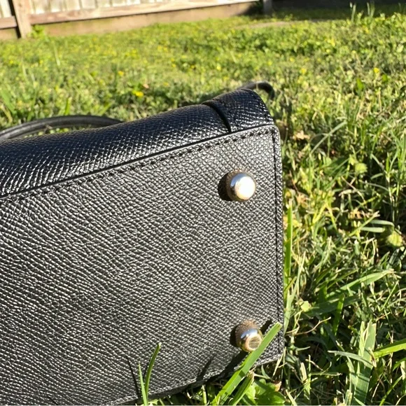 Coach Black Kailey Carryall Satchel Crossbody Bag - Picture 8 of 16